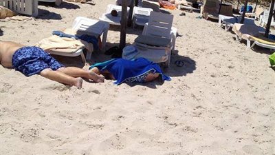 بالفيديو..مشاهد من مكان وقوع الهجوم على فندق في مدينة سوسة التونسية