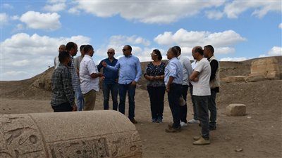 الكشف عن 225 تمثالًا بمنطقة صان الحجر الأثرية في الشرقية