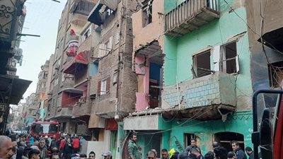 «البترول»: الاشتباه في انهيار عقار إمبابة نتيجة تسريب أسطوانة بوتاجاز