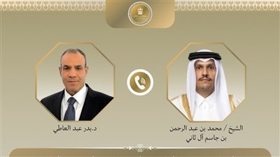 وزير الخارجية مع نظيره القطري سبل تعزيز العلاقات الثنائية بين البلدين
