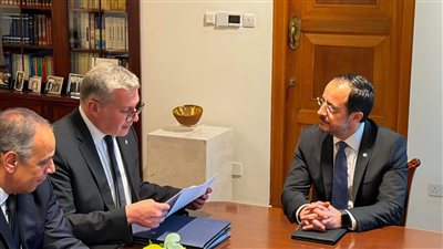 وزير «البترول» يبحث مع رئيس قبرص سبل تعزيز التعاون الإستراتيجي بمجال الطاقة