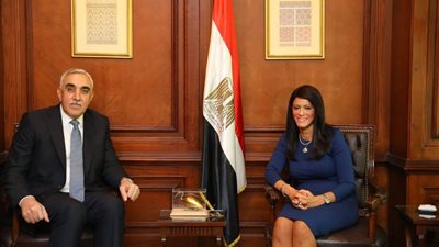 «المشاط» تبحث مع سفير العراق ترتيبات انعقاد اللجنة العليا المشتركة