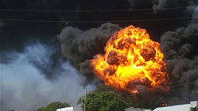 استشهاد أمين شرطة وإصابة 3 فى انفجار أعلى كوبرى 15مايو 