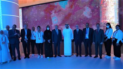 وزير الخارجية الإماراتي يزور الجناح المصري فى «إكسبو 2020» بدبي