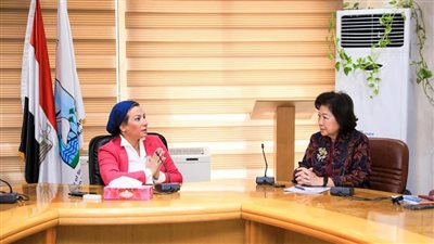 وزيرة البيئة تستقبل مديرة سياسات التنمية والشراكات بالبنك الدولي 