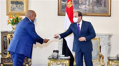 رئيس الكونغو يؤكد لـ «السيسى» دعم مصر فى قضية السد النهضة