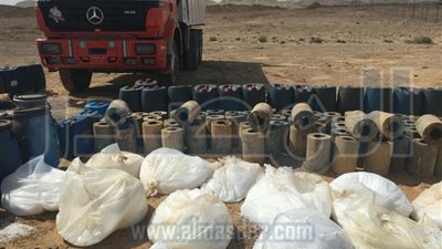 بالصور.. الجيش الثالث الميداني يضبط سيارة محملة بالمتفجرات