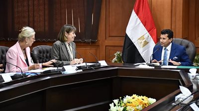 وزير الرياضة يبحث مع مُمثلي منظمات الأمم المتحدة ملفات التعاون المشترك 