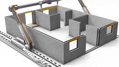 بالفيديو..صناعة اول منزل بواسطة طابعة ثلاثية الأبعاد في 
