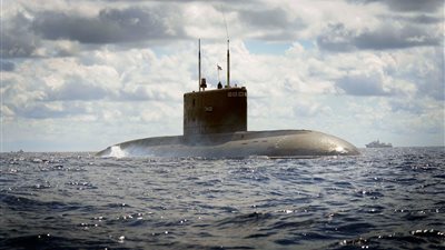 بالفيديو.. حريق في غواصة نووية