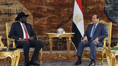 السيسي يستقبل رئيس جنوب السودان بالاتحادية اليوم