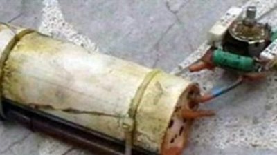 انفجار قنبلة بدائية على رصيف محطة السكة الحديد بأسوان