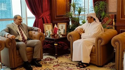 وزير القوى العاملة يبحث مع نطيره القطري تذليل العقبات أمام العمالة