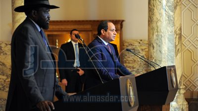 سلفاكير: أشكر السيسي على دعم الاستقرار في جنوب السودان