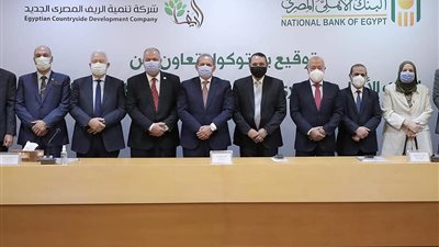 البنك الأهلى يقدم قرض بـ 20 مليون جنيه لشركة بمشروع الـ 1.5 مليون فدان