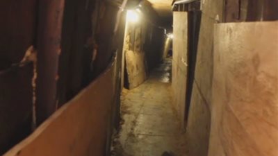 بالفيديو..نفق في غرفة نوم يصل المكسيك بالولايات المتحدة