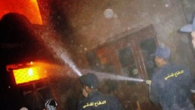 بالفيديو.. الدفع بسيارات إطفاء للسيطرة على حريق في مصنع زيوت بالأزهر