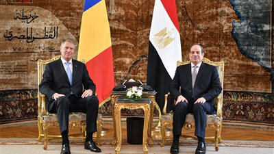 السيسي يبحث تعزيز العلاقات الاقتصادية والتجارية بين مصر ورومانيا