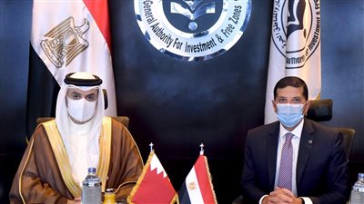 رئيس هيئة الاستثمار يبحث سبل تعزيز الاستثمارات البحرينية فى مصر