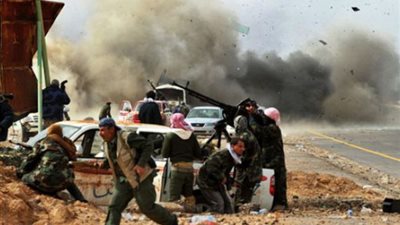 انفجار يهز الكلية الجوية بمصراتة الليبية و 