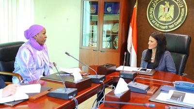 «المشاط» تبحث تكثيف برامج التعاون مع مجموعة البنك الإسلامي للتنمية