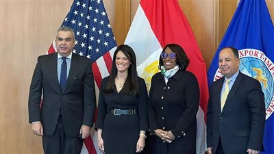 وزيرة التعاون الدولي تلتقي رئيس بنك التصدير والاستيراد الأمريكي بواشنطن