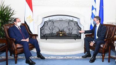 السيسى يبحث مع رئيس وزراء اليونان سبل تعزيز العلاقات الثنائية
