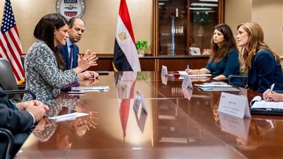 وزيرة التعاون الدولي تلتقي رئيسة الوكالة الأمريكية للتنمية الدولية 