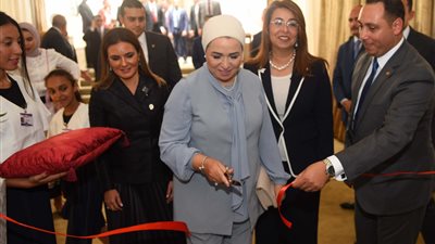 حرم رئيس الجمهورية تفتتح دار لرعاية الفتيات بالعجوزة