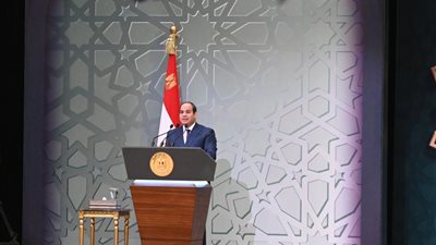 السيسى يشهد احتفالية ذکری المولد النبوى الشريف