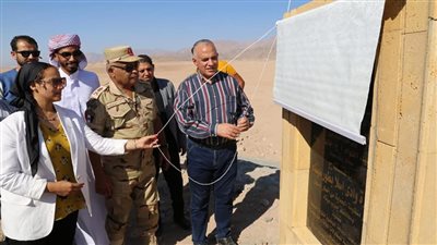 وزير الري يفتتح أعمال الحماية من أخطار السيول بجنوب سيناء