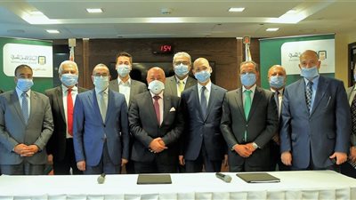 بروتوكول تعاون بين البنك الأهلى و«مصر للتأمين» و«كاشير»