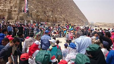 الأهرامات تستقبل 500 طفل فى الإحتفال بيوم اليتيم 