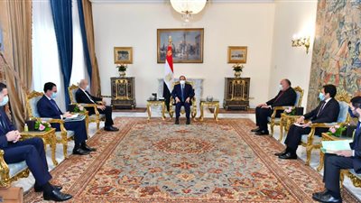 السيسى يبحث مع وزير الخارجية الفرنسى سبل تعزيز جهود مواجهة التطرف