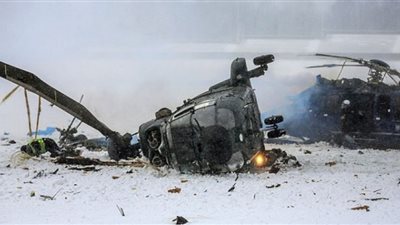 تحطم طائرة إنقاذ إيطالية على متنها 6 أفراد