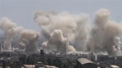 بالفيديو.. إنفجارات ضخمة تهز أرجاء مدينة 