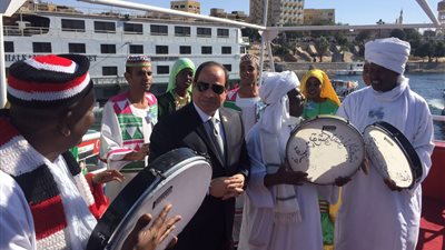 الرئيس السيسى يفتتح المؤتمر الوطنى للشباب الثانى فى أسوان 