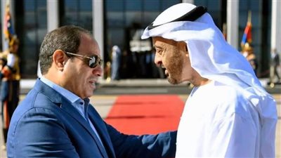 الرئيس السيسى يهنئ محمد بن زايد على توليه رئاسة دولة الإمارات 