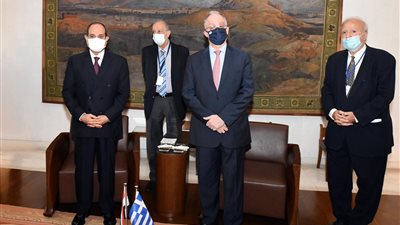 السيسى يبحث مع رئيس البرلمان اليونانى سبل تطوير العلاقات الثنائية