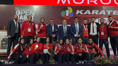 البعثة المصرية لـ« الكاراتيه» تُتوج بـ 13 ميدالية متنوعة في الدورى العالمى 