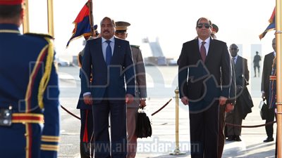 السيسى وولد عبد العزيز يشهدان توقيع  6 اتفاقيات بين مصر وموريتانيا تشمل النقل والبترول