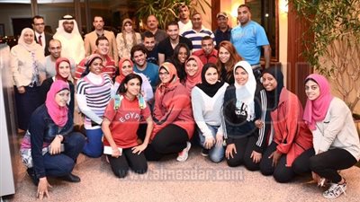 السفارة المصرية بالبحرين تستقبل منتخب مصر لألعاب القوى