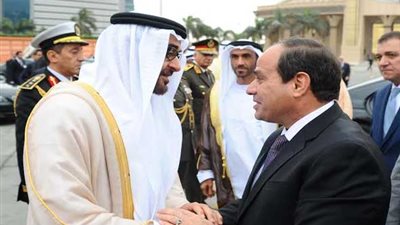 وزير الخارجية ينقل رسالة من السيسي إلى ولي عهد أبوظبي