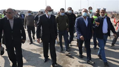وزير النقل يتفقد أعمال تطوير الطريق الدائري للمرة الثانية في أسبوع