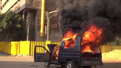 تأجيل محاكمة 13 متهمًا بإحراق سيارة شرطة بحدائق حلوان