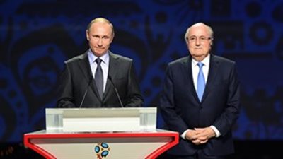 الفيفا: بدء حفل سحب قرعة كأس العالم 2018 بحضور الرئيس الروسى