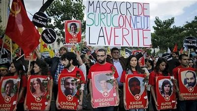 بالفيديو .. تظاهرات في باريس ضد القصف التركي على مخيمات للأكراد شمال العراق