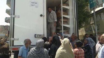 طرح 4 أطنان لحوم ومواد غذائية بأسعار مخفضة في المنيا