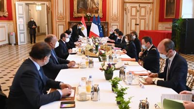 السيسى يبحث مع وزيرة الدفاع الفرنسية سبل تعزيز التعاون العسكرى