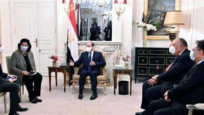 السيسى يبحث مع رئيس «نافال جروب» آفاق التعاون المستقبلى